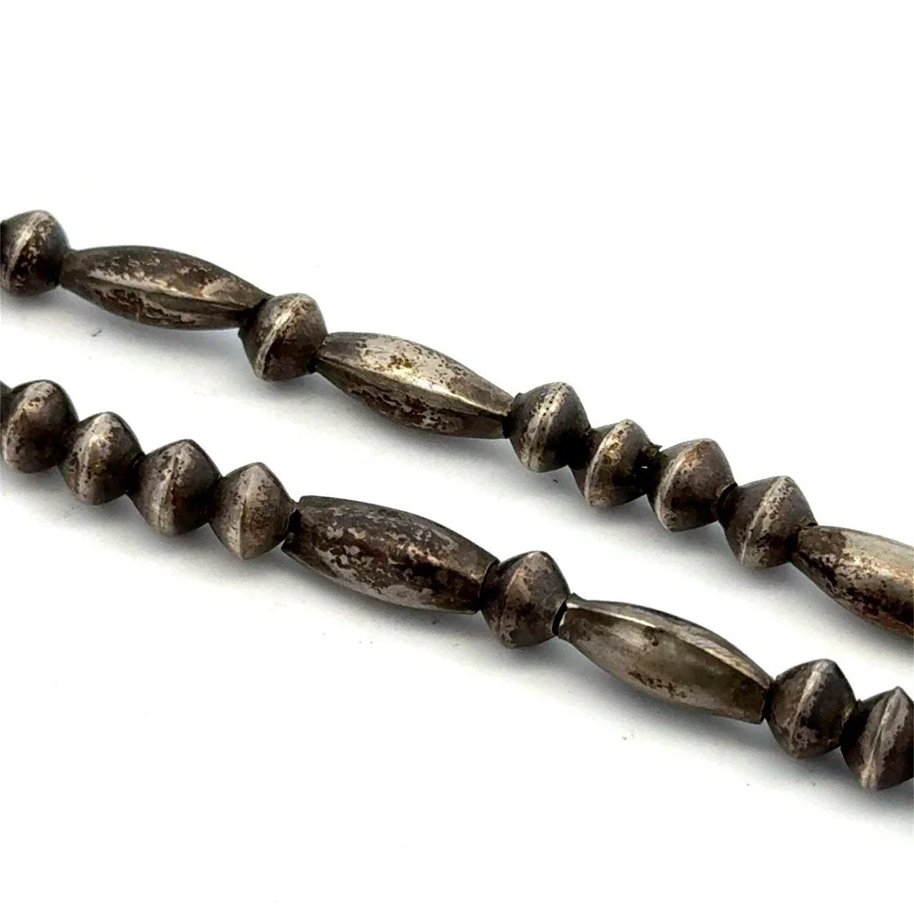 Native American Sterling Silver Gemstone Inlay Chief Sunface Statement Necklace - Picture 6 of 8